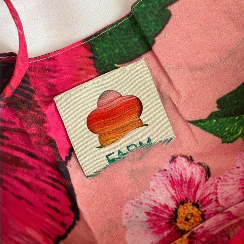 NWOT Farm Rio Embroidered Chita Blouse S - Picture 15 of 16